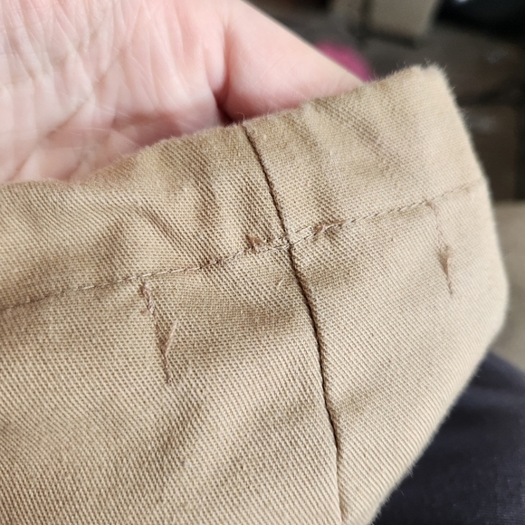 PrettyLittleThing Womens Drawstring Wide Leg Baggy Khaki Cargos Size 10 - Picture 12 of 16